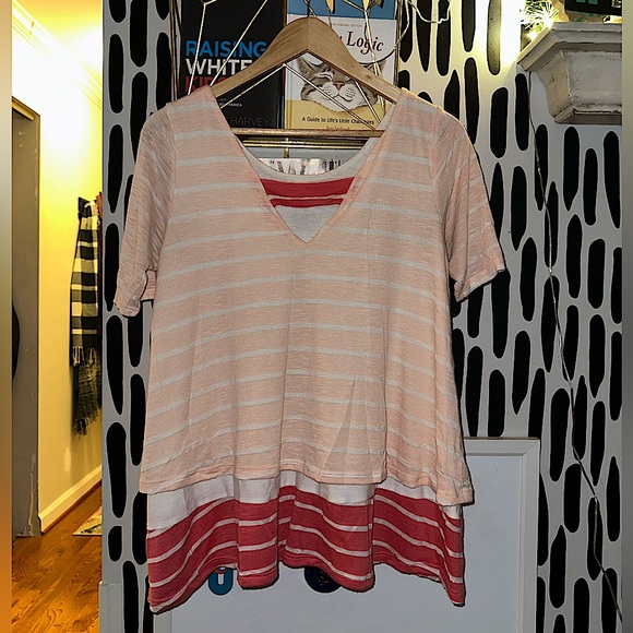Anthropologie - Puella Striped Layer Swing Top - Small - Picture 8 of 10